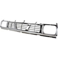 thumbnail image 2 of Grille Assembly for 1993-1997 Nissan Pickup Chrome Shell with Gray Insert, 2 of 3