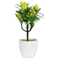BESTOYARD 2Pack Faux Fruits Yellow Plastic Lemon Decorative Artificial Fruit Home Decor