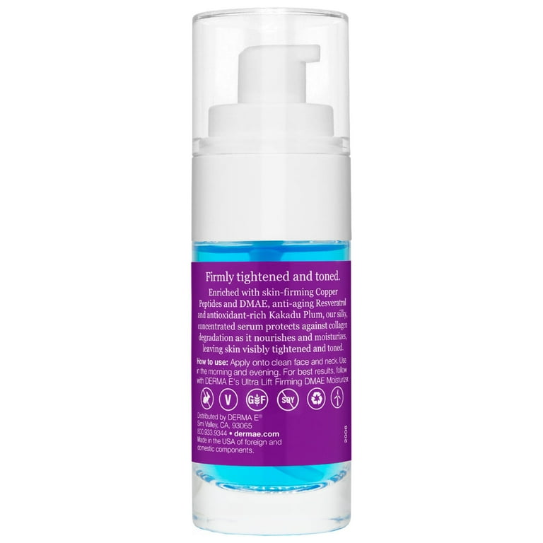 Amazon.com: DERMA E Ultra Lift DMAE Concentrated Serum – All
