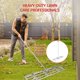 thumbnail image 2 of QinaQin Rastrillo nivelador para césped con giro flexible de 180° y mango largo, herramienta de acero inoxidable de uso rudo para jardín, patio, campo o green de golf, 2 of 8
