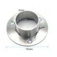 thumbnail image 2 of Fule 38mm 51mm Stainless Steel Handrail Wall Rail Round Connection Flange Bracket., 2 of 6