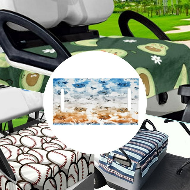 Funda para asiento de carrito de golf, toallas para asientos de carrito de golf, protector de asientos, para asiento de de golf, cojín para Estilo D