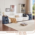 thumbnail image 6 of Joaxswe 3-Piece Coffee Table Set with Hidden Storage for Living Room, Vintage Dark Blue, Farmhouse Style, 6 of 9