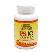 Natural Factors PS-IQ Memory 25mg, Supports Healthy Brain Function, 60 Softgels