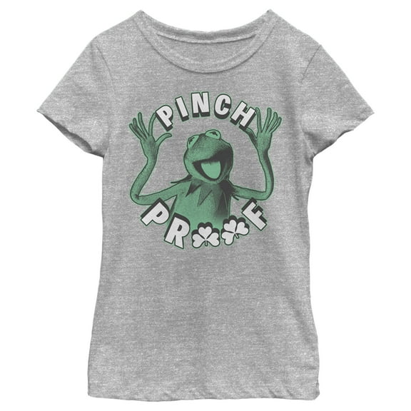Girl's The Muppets Pinch Proof  Graphic Tee Athletic Heather X Small