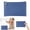 Blue, variant on Travel Makeup Bag, PU Leather Cosmetic Organizer, Portable Carry On Lipstick Brush Holder, Large and Small Toiletry Bag for Women