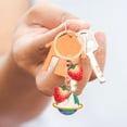 thumbnail image 2 of 8pcs Forma de fresa Pendientes Pendientes Charms Bolsa Colgantes colgantes (color surtido), 2 of 6