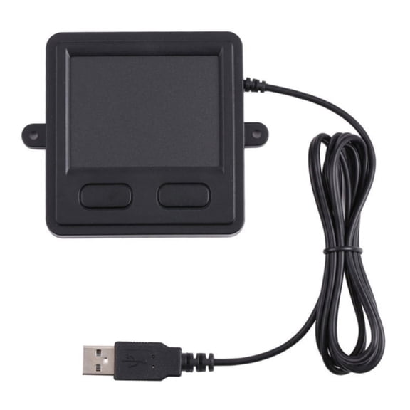 Zecic TP03 Wired USB Touchpad, Portable Trackpad for Laptop and Desktop User Black