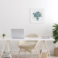 thumbnail image 3 of Stupell Industries Farmhouse Pastel Blue Botanical Bouquet White Framed Print Under Glass, 13 x 13, by Carol Robinson, 3 of 8