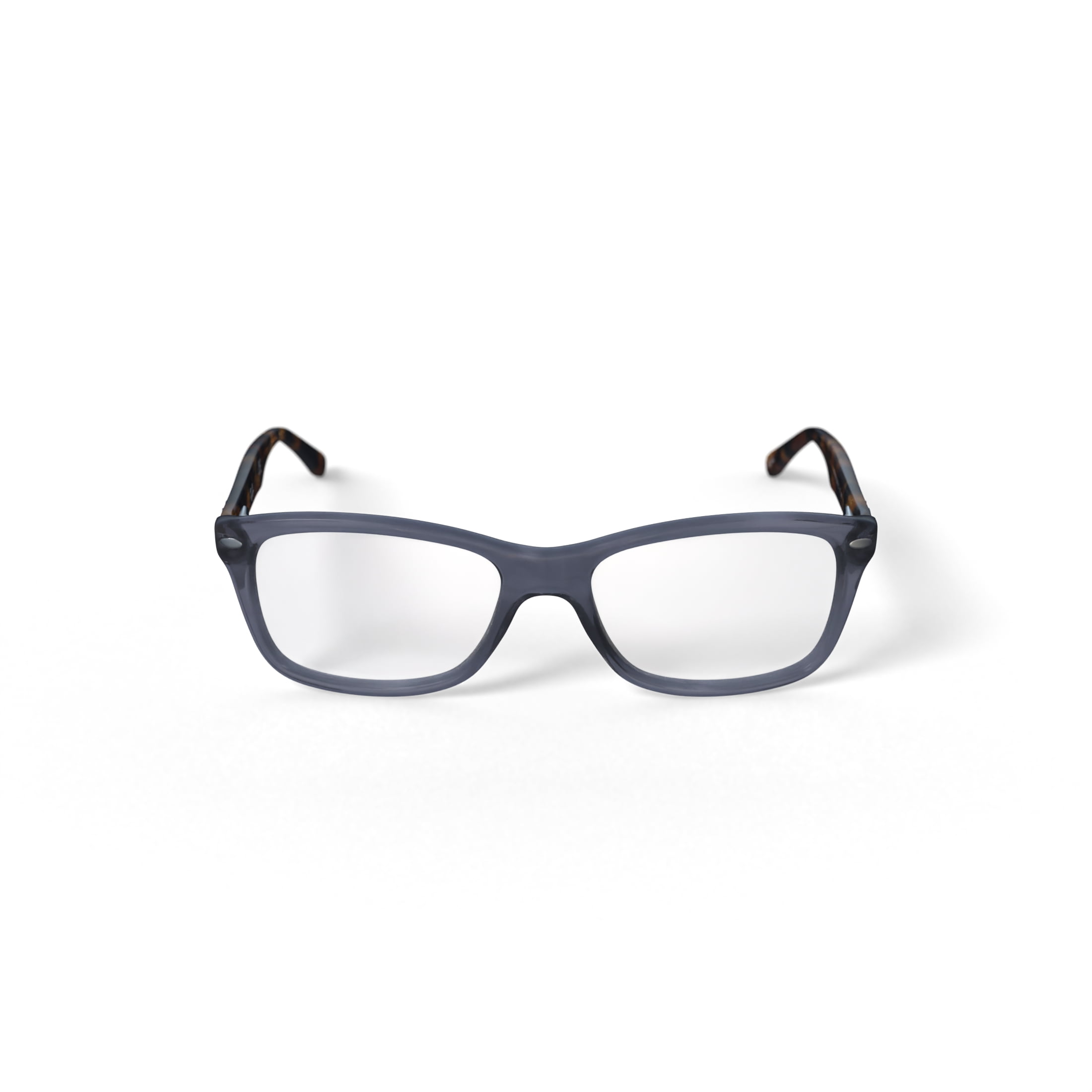 Ray-Ban RB5228 Optics Glasses, Prescription Eyeglasses with Case, Demo Lens/Opal Gray, Size 53