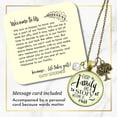 thumbnail image 2 of Every Family Has Story Necklace In Law Step Bonus Adopt Gutsy Goodness Female Adult Bronze Metal Jewelry, 2 of 8