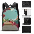 thumbnail image 3 of Spirited Away Backpack Three Piece Essentials 17 Inch Bag Lunch Tote Pen Case, 3 of 5