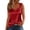 03# Red, variant on Plus Size Women's Cotton Sleeveless V-Neck Top Satin Camisole with Adjustable Waist Blouse Flowy Summer Casual Date Night Silhouette S-3XL
