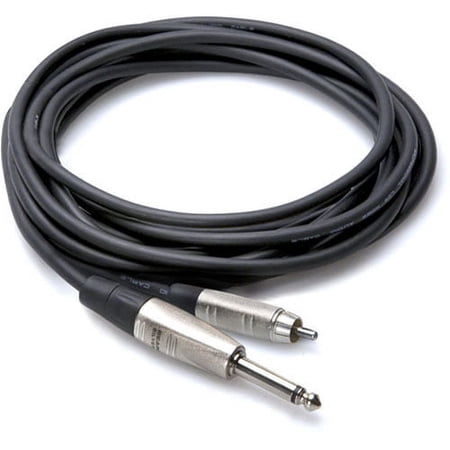 UPC: 0728736050945 | Hosa HPR-015 – PRO CABLE 1/4  TS – RCA 15FT