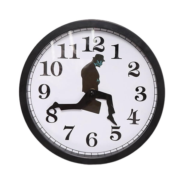 Reloj de pared moderno Sunnimix 10 pulgadas silencioso decorativo Negro