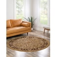 thumbnail image 3 of Rugs.com Aditi Collection Rug – 6' Round Tan Low Rug Perfect For Kitchens, Dining Rooms, 3 of 9