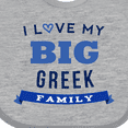 thumbnail image 4 of Inktastic Greek Family Pride Heritage Boys or Girls Baby Bib, 4 of 4