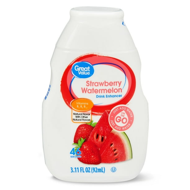 Great Value Strawberry Watermelon Drink Enhancer, 3.1 Fl. Oz. Walmart