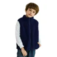 thumbnail image 1 of BANGSAUR Kids Fleece Vest Jacket Full-Zip Warm Sleeveless For Kids 3-12Years, 1 of 7