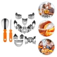 thumbnail image 2 of 1 Set Halloween Pumpkin Carving Tools Professional DIY Pumpkin Stencils Tools, 2 of 8