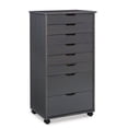 thumbnail image 1 of Craydon Eight-Drawer Rolling Storage Cart, Grey, 1 of 8