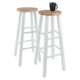 thumbnail image 5 of Winsome Wood Element 2-Pc Bar Stool Set, 29", Natural & White Finish, 5 of 7