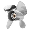 thumbnail image 4 of Cergrey Propeller For ,4 Blades Outboard Propeller Stainless Steel 13 X 19 RH Pitch Fit For 50‑130HP Engine,Outboard Propeller, 4 of 8