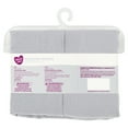 thumbnail image 4 of Parent's Choice 100% Cotton Bassinet Fitted Sheets, Gray, 2-Pieces, 4 of 5