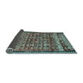 thumbnail image 2 of Ahgly Company Indoor Square Abstract Light Blue Contemporary Area Rugs, 5' Square, 2 of 4