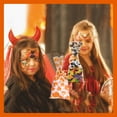 thumbnail image 5 of 200Pcs Halloween Snack Bags Clear Candy Cookie Treat Bags with Twist Ties, 4 Patterns Pumpkin Bat Spider and Witch Design, 5 of 7