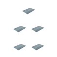 thumbnail image 2 of QualitChoice Tapis de Table en PVC 1/2/3/5 Napperons Bol Plat Tapis Résistant au Chauffage Rectangulaire Isolation Imperméable Maison Hôtel Tapis v Bleu Ciel 5 Pcs, 2 of 6