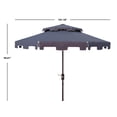 thumbnail image 4 of SAFAVIEH Outdoor Collection Zimmerman 9-Foot Market Umbrella Navy/White, 4 of 6