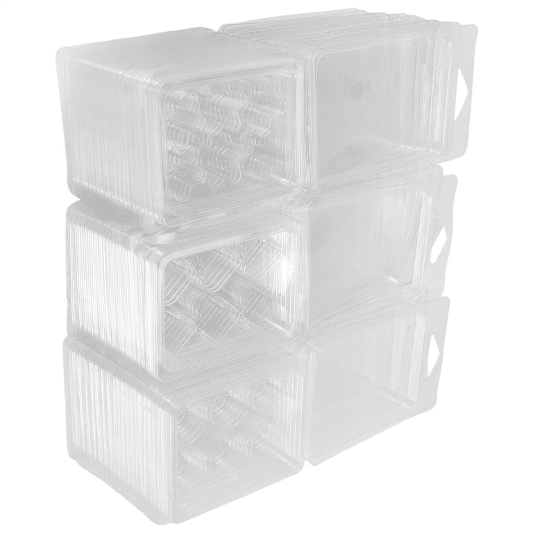 MILIVIXAY Wax Melt Containers-6 Cavity Clear Empty Plastic Wax Melt  Molds-25 Packs Cubes Clamshe … - Wax Tarts - Montebello, California, Facebook Marketplace