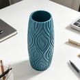 thumbnail image 7 of BINGLI Unbreakable Vase for Flowers Ceramic Look Plastic Vases Decorative Floral Vase for Wedding Centerpieces Living Room Dining Table Bathroom Home Decor, 7 of 7