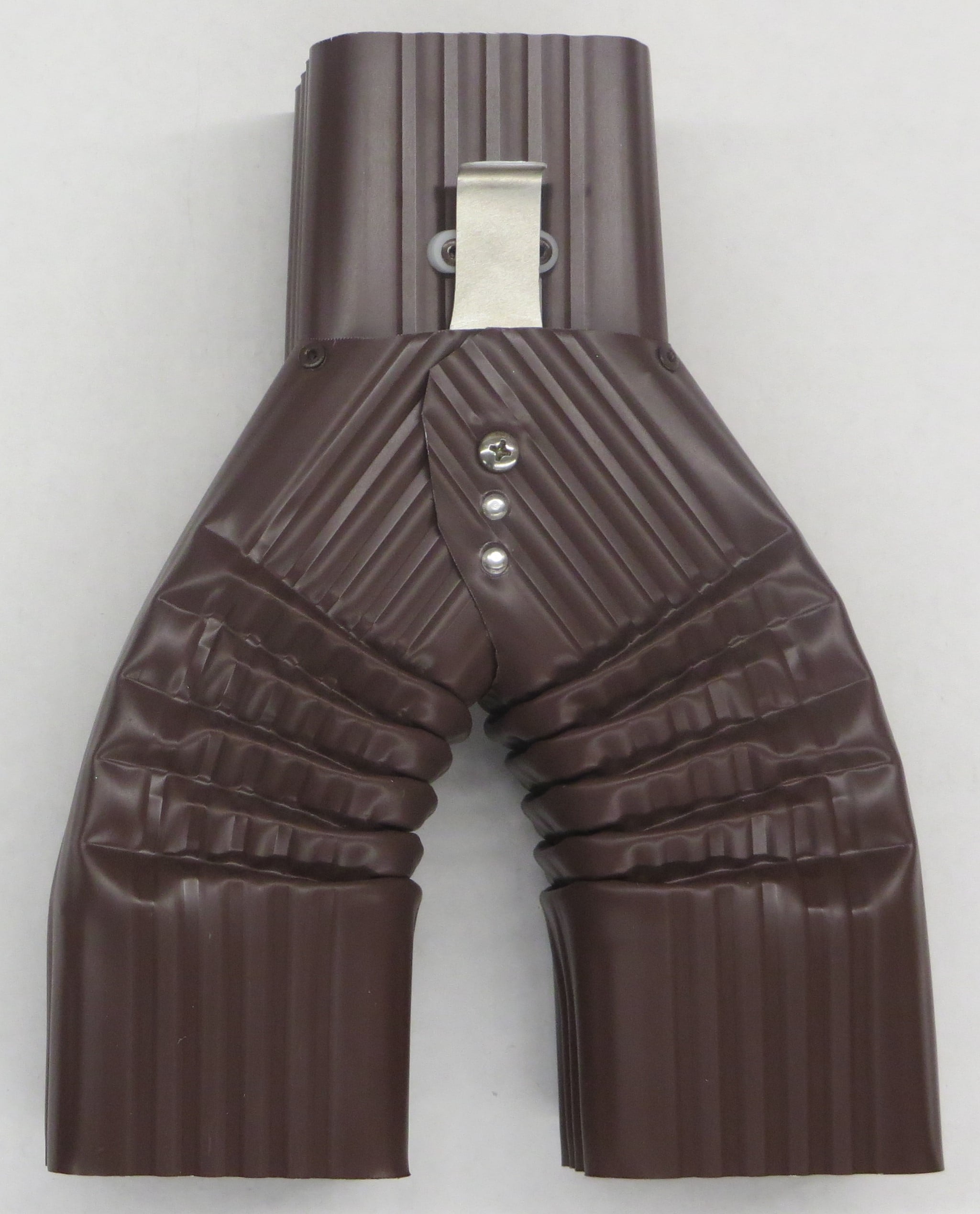 Basic Downspout Diverter for Rain Barrels (3X4, Royal Brown)