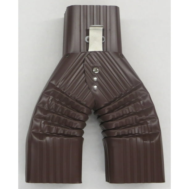 Basic Downspout Diverter for Rain Barrels (3X4, Royal Brown) Walmart