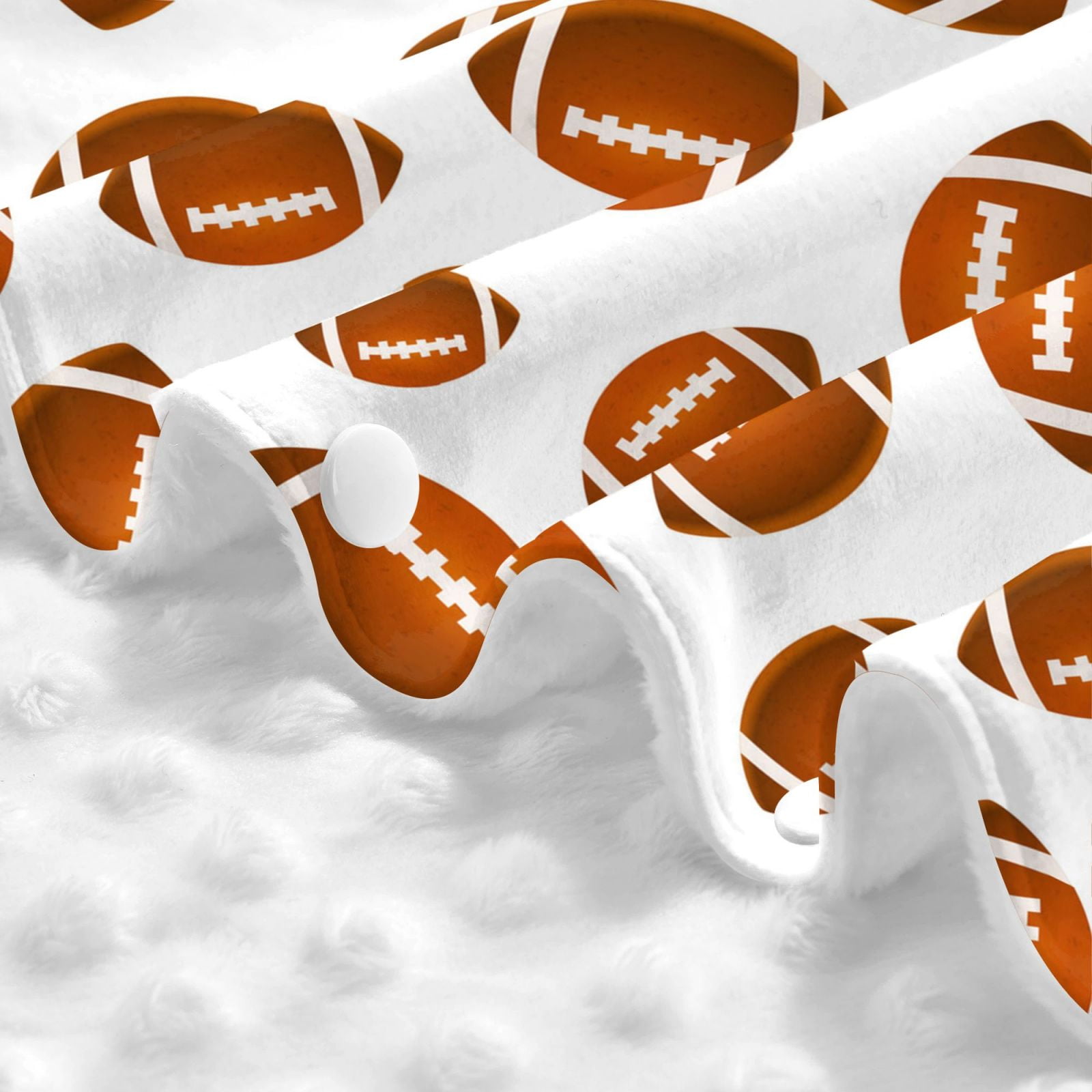 Car Seat Cover Baby - bright rugby American football white Breathable Infant Car Seat Cover for Baby Carseat, Lightweight Comfort Baby Essentials Must Haves Newborn Stuff for Girl Boy