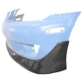 thumbnail image 4 of Ikon Motorsports Front Bumper Lip Compatible With 2001-2005 Lexus IS300 Sedan 4-Door TRD T-R Style Carbon Fiber CF PU Air Dam Chin Diffuser Front Bumper Splitter, 4 of 5