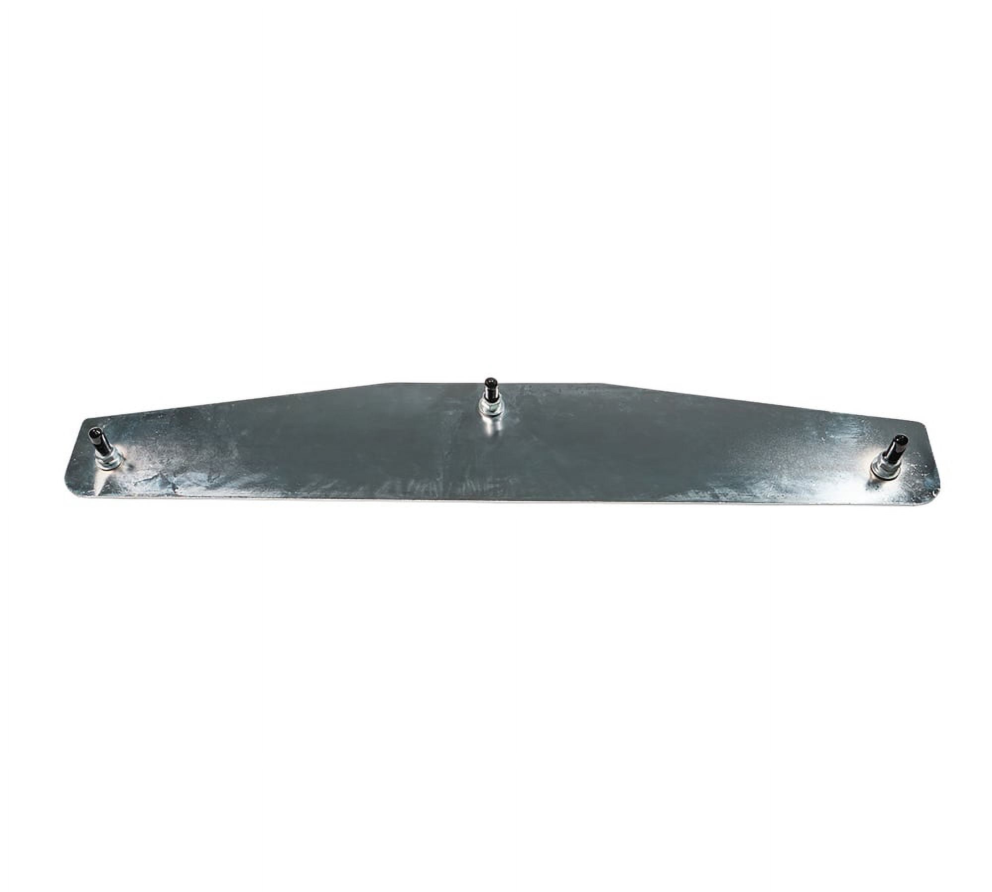 4 Pack 4" x 24" Universal Chrome Mud Flap Weights for Semi Trucks - Mirror Finish Stainless Steel with 3 Welded Studs