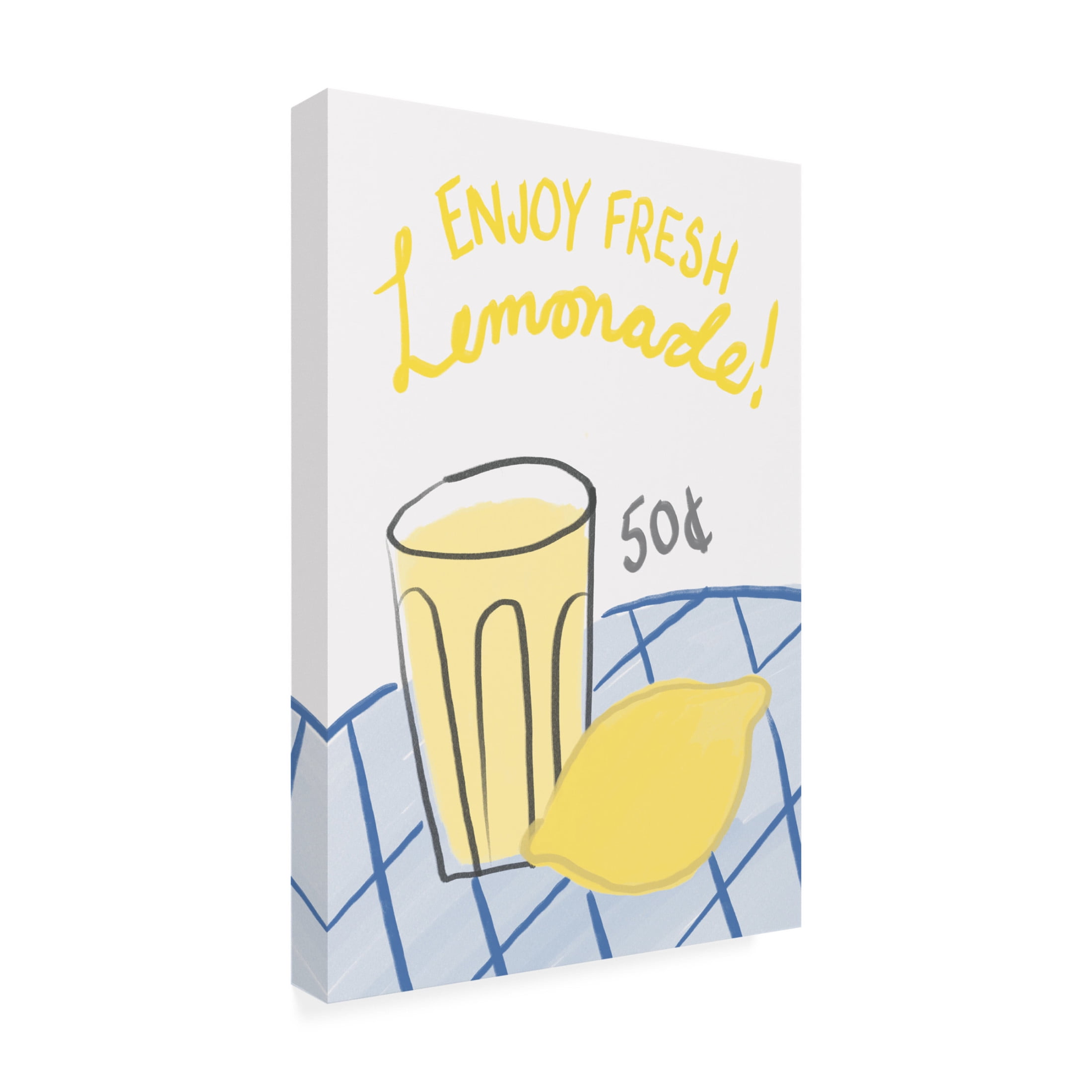 Trademark Fine Art Athene Fritsch  Fresh Lemonade Canvas Wall Art