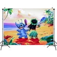 thumbnail image 5 of Stitch Birthday Decorations Balloons Tableware Plate Napkins Banner Backdrop Happy Birthday Decor Party Supplies kid Gift, 5 of 5