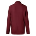 thumbnail image 4 of DondPO Sweaters for Women Turtleneck Sweater Women Womens Half Turtleneck Long Sleeve Pullover Sweater Solid Color Temperament Knit Top Long Sleeve Shirts Womens Tops Red 2 M, 4 of 5