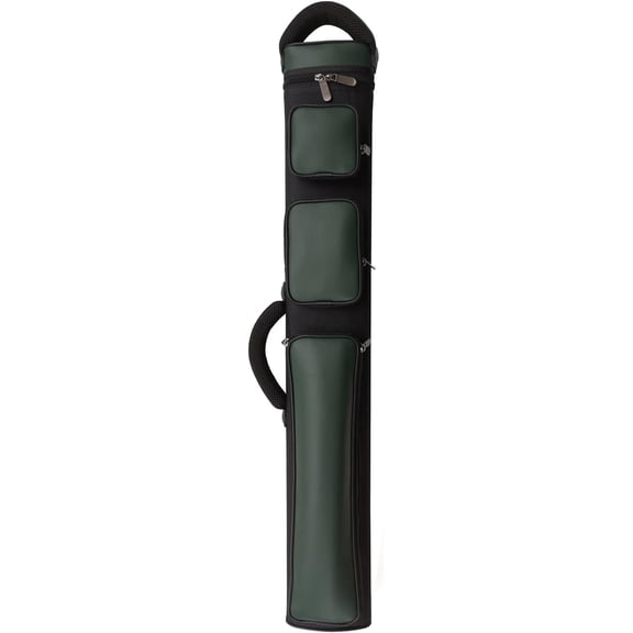 2X4,3x6 Nylon/Leatherette Billiard Pool Cue Stick Hard Carrying Case 4S2B, 6S3B