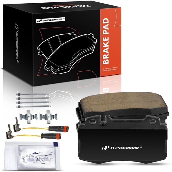 A-Premium Front Ceramic Disc Brake Pads Set Compatible with Mercedes-Benz C230 C320 C350 C32/C55 AMG E350 E500 S350 S430 S500 S600 SL500 SL550 SL600 SLK350 ML430 ML500 CL500 4 Pcs