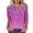 Purple #03, variant on 3/4 Length Sleeve Womens Tops Dressy Casual Clothing Shirts Summer Outfits 2026 Beach Vacation Hawaiian Clothes Hawaiian Beach Shirt