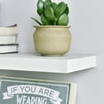 thumbnail image 5 of WELLAND 24 Inch Simons Floating Shelf Ledge Wall Mounted Shelves Display Rack, 24"L x 7 3/4"D x 1 1/4"T, White, 5 of 6