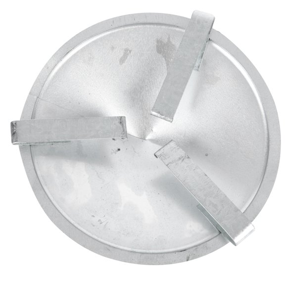 Hytrove Cubre Chimenea De Hierro Resistente Para Hogar Protector Contra Lluvia Y Plateado