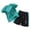 Green, variant on Size 7-14 Years Boys Summer Outfits Set Kids Quick Dry Athletic Short Sets 2 Piece Sports Sets with Short Sleeve Top T-Shirt & Shorts