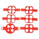 thumbnail image 1 of Aros para cocinar huevos, aros para huevos, seguros y no tóxicos con asa Mini panqueques para muffins de huevo ANGGREK Otros, 1 of 8