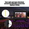 thumbnail image 4 of Costway 16FT Inflatable Movie Projector Screen Projection Outdoor Home Theater W/ Blower, 4 of 10
